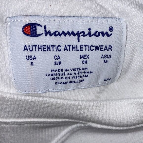 CHAMPION Campus French Terry Crew Crop Sweatshirt-S - Picture 7 of 9